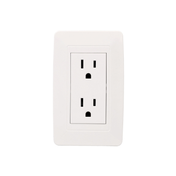Bingoelec Plastic Double 118 Sockets and Wall Switches