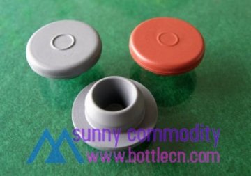 antibiotics injection coated bottle blue rubber stopper cap for syringe