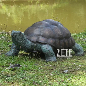 Classical Design Bronze Fountain Large Brass Tortoise Sculpture