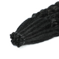 1B Single End Curly Tip synthetische Faux Locs
