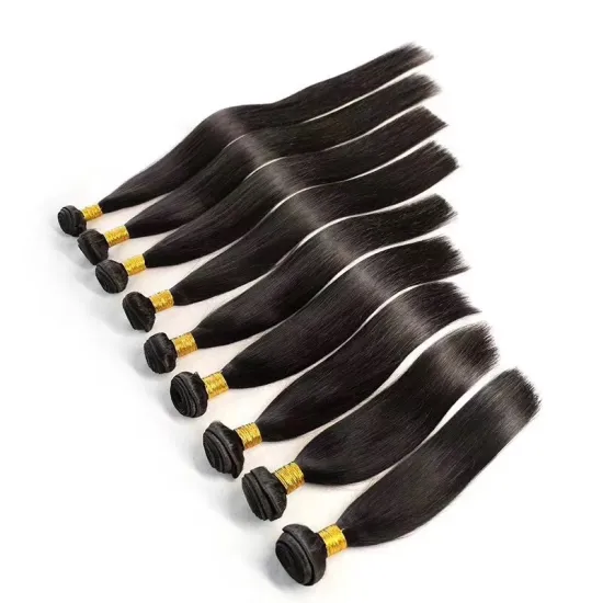 Large Stock 8inch-40inch bone straight natural color 100% unprocessed brazilian virgin remy human hair bundles vendor extensions