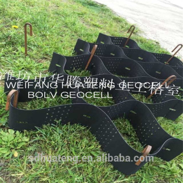 High intensity Geocell for Plastic retaining wall