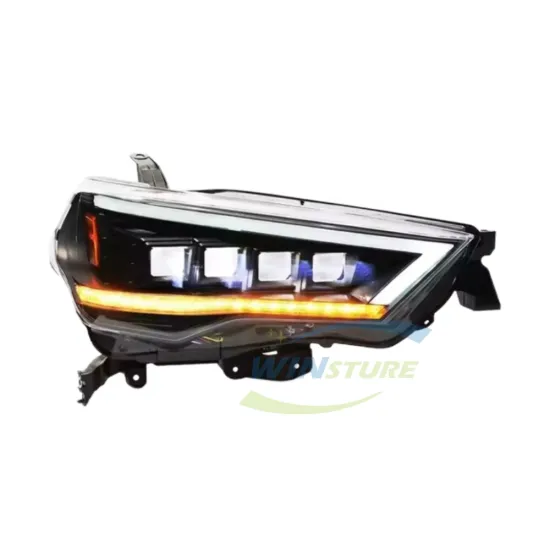 AutoPart LED Headlight Headlamp with 4 Eyes for Toyota 4Runner (2014-2020) - Upgrade Running Front Head Light Head Lamp #RUN-A010