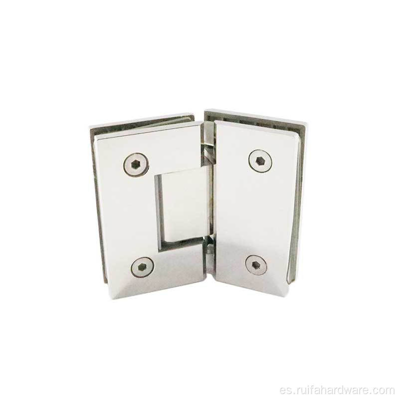 Bisagras de puerta de ducha de vidrio sin marco