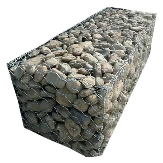 Sea Wall Gabion Basket with Hexagonal Hole Rockfall Protection Netting