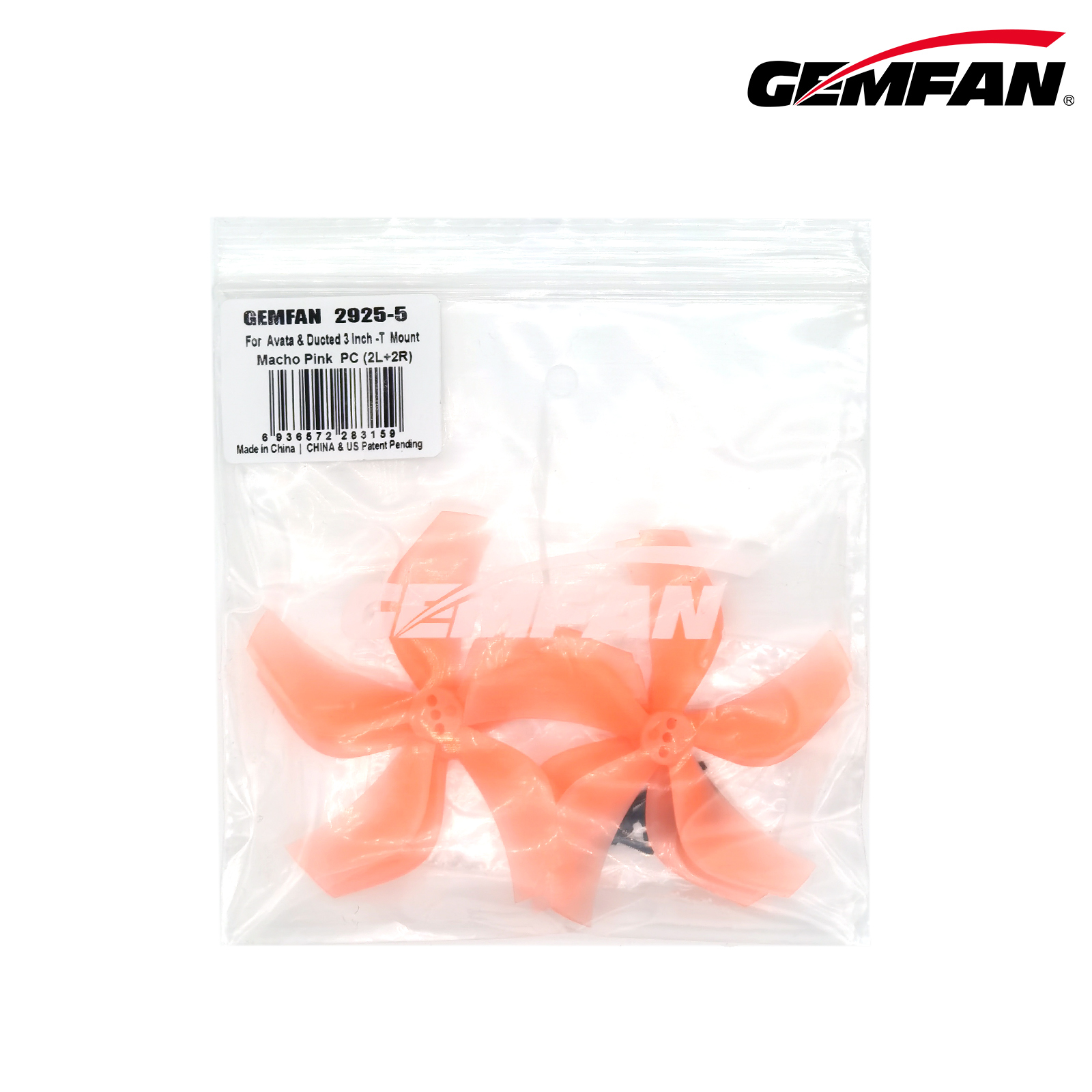 Gemfan 2925-5 Macho Pink 4