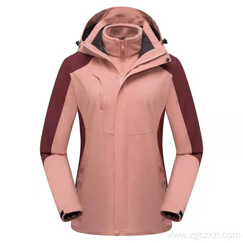 Outdoor nylon down jacket adventure parka women's jacket