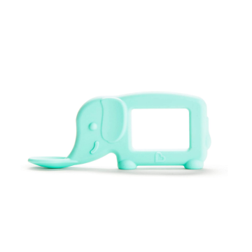 Aangepaste Food Grade Elephant Silicone Bijtring Lepel