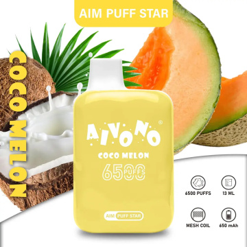 Aivono Aim 6500 Puffs Vape desechable al por mayor