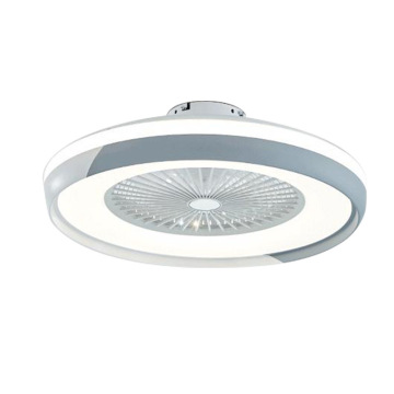 Uzaktan kumanda ve akrilik ışıklı modern dimmable LED DC tavan fanı