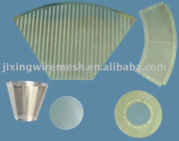 perforated filter for coffee machine
