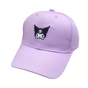 Kuromi Kids' Baseball Cap: Adorable Cartoon KT Embroidered Peak Cap for Boys and Girls