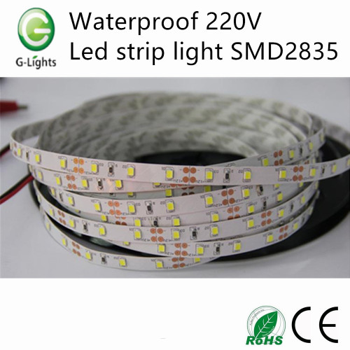 Waterproof 220V led strip light SMD2835