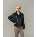 Ladies new fashionable casual leather jacket