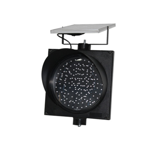300mm solar yellow flashing red slow light