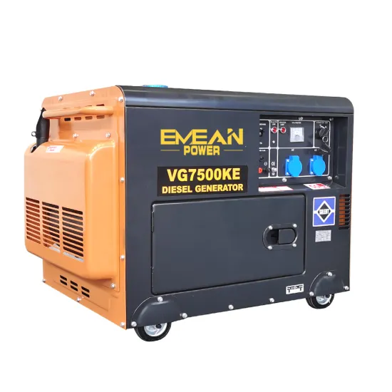 Silent Diesel Generator: 5kW to 6kW Air-Cooled Generator for Sale
