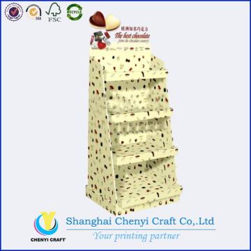 Eco friendly folding paper display box for chocolate