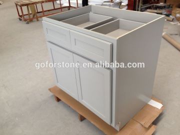 American standard Birch wood mahogany wood kitchen cabinets made in China