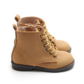 Brown Horse Fashion Leather Kids Boots