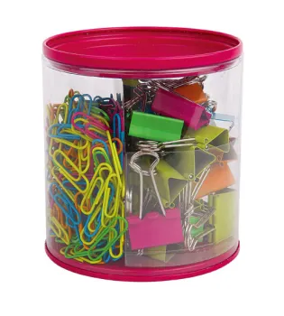 Clip kit with binder clips and paper clips