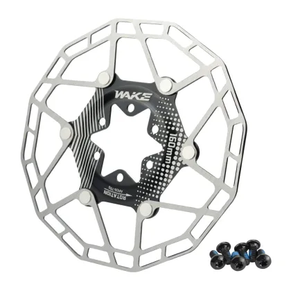 High Quality Stainless Steel 160mm Bicycle Floating Brake Disc Rotor - WAKE Brake Disc