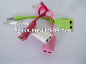 3.5mm Headphone Splitter For Smartphone MP3 MP4 MP5