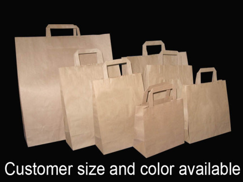 Flat Brown Paper Bags