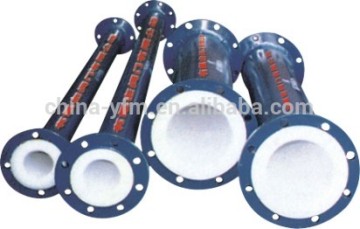 PTFE Lined Steel Straight Pipe Low Pressure