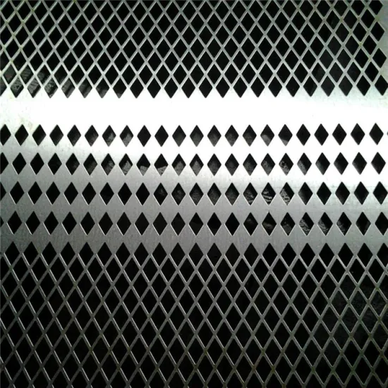 Diamond Hole Perforated Steel Sheets