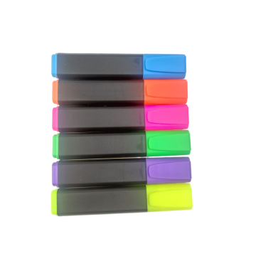 Fluorescent Highlighter Pens with Chisel Nib for School and Office