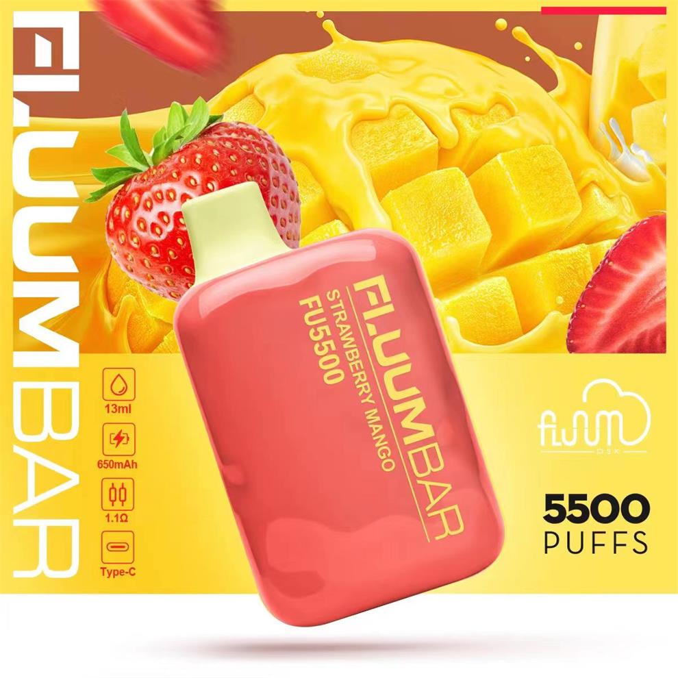 Fluum Bar mới nhất FU5500 Puffs Vape Mod dùng một lần