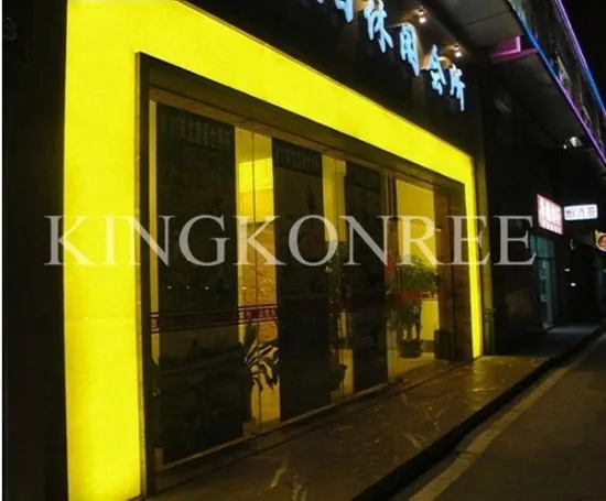 Anti-pollution Man-made Decorative Acrylic Stone Bricks Translucent Resin Panel With Oem