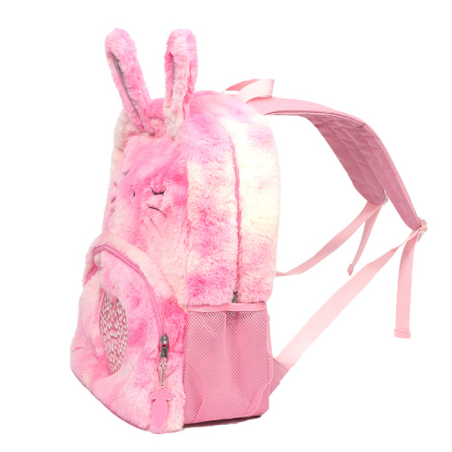 Custom cute kitten plush backpack for children fashion school for children fashion school bag primary hot plush bag for children