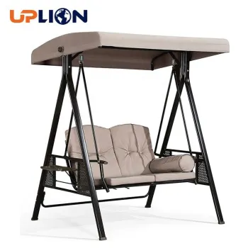 Uplion Indoor/Outdoor Swing Chair with Weather Resistant Canopy and Cushions