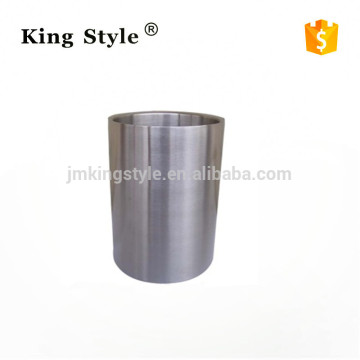 Stainless Steel Double Wall Straight Ice Bucket / Straight Metal Bucket With Double Wall