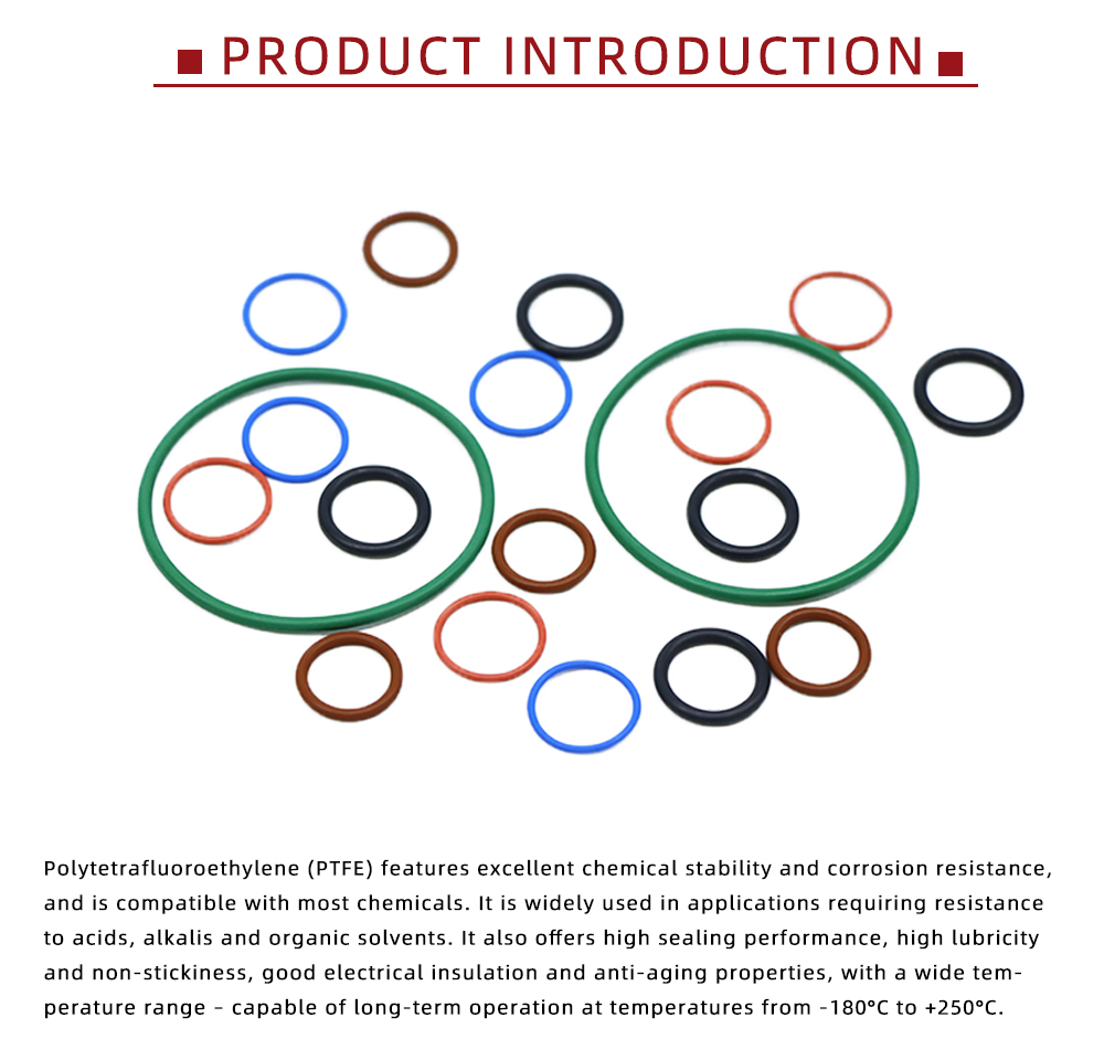 PTFE Coated O-Rings for Industrial Sealing x