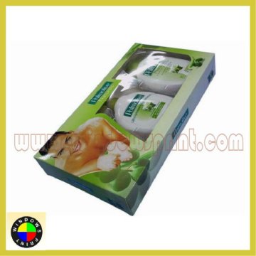 cosmetic paper box with window