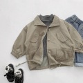 Boys' Silhouette Long-Sleeved Jacket Casual Tops