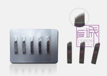Disposable Sterilized Permanent Makeup Needles Blade Razor For Manual Tattoo Pen