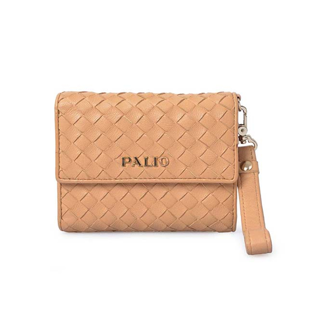 Fashion Top Layer Braided Sheep Leather Money Purse Women Wallet