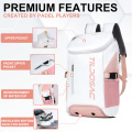 Pink-White Badminton Backpack