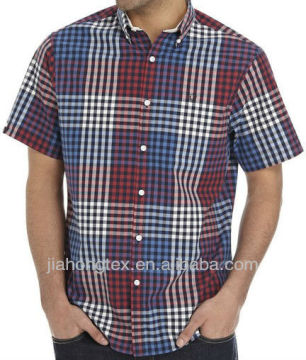 New bamboo/cotton blended check fabric for shirting
