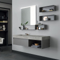 Modern Mirror Bathroom Storage Cabinets with Light