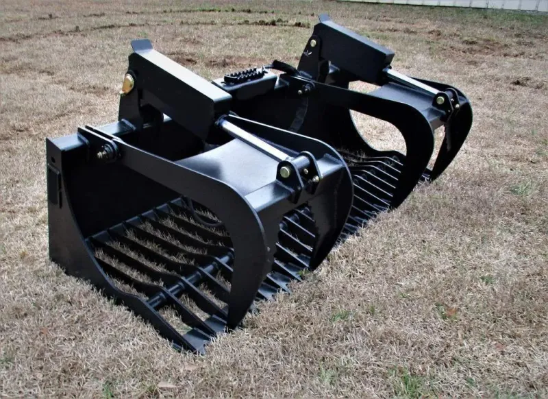 Extreme Duty Root Rake Grapple for Skid Steer