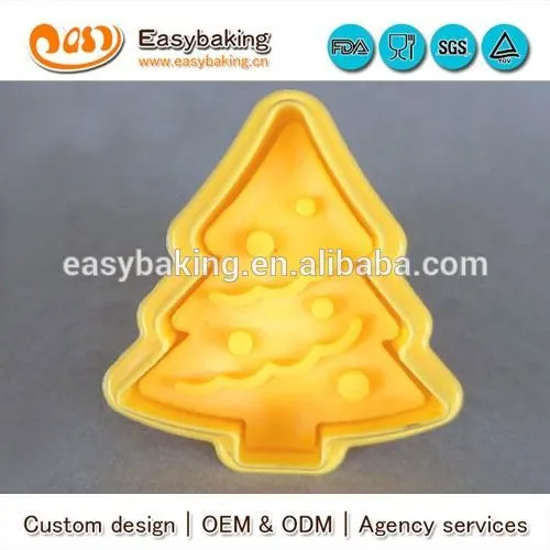 wholesale christmas tree plastic cookie cutter custom cookie cutters