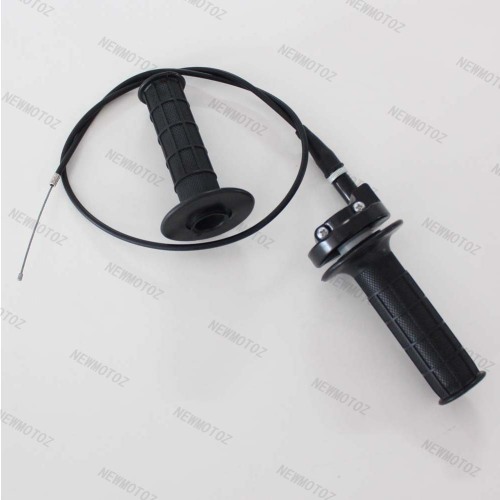 7/8'' 21mm Twist Throttle Rotary Accelerator Hand Grip W Cable for Pit