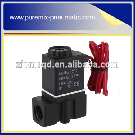 2way plastic solenoid valve for water