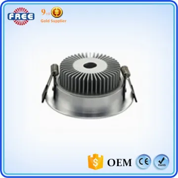 China online hot sell extruded aluminum high quality round SMD 5--36W led downlight parts