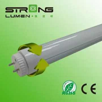 rotatable end cap led tube