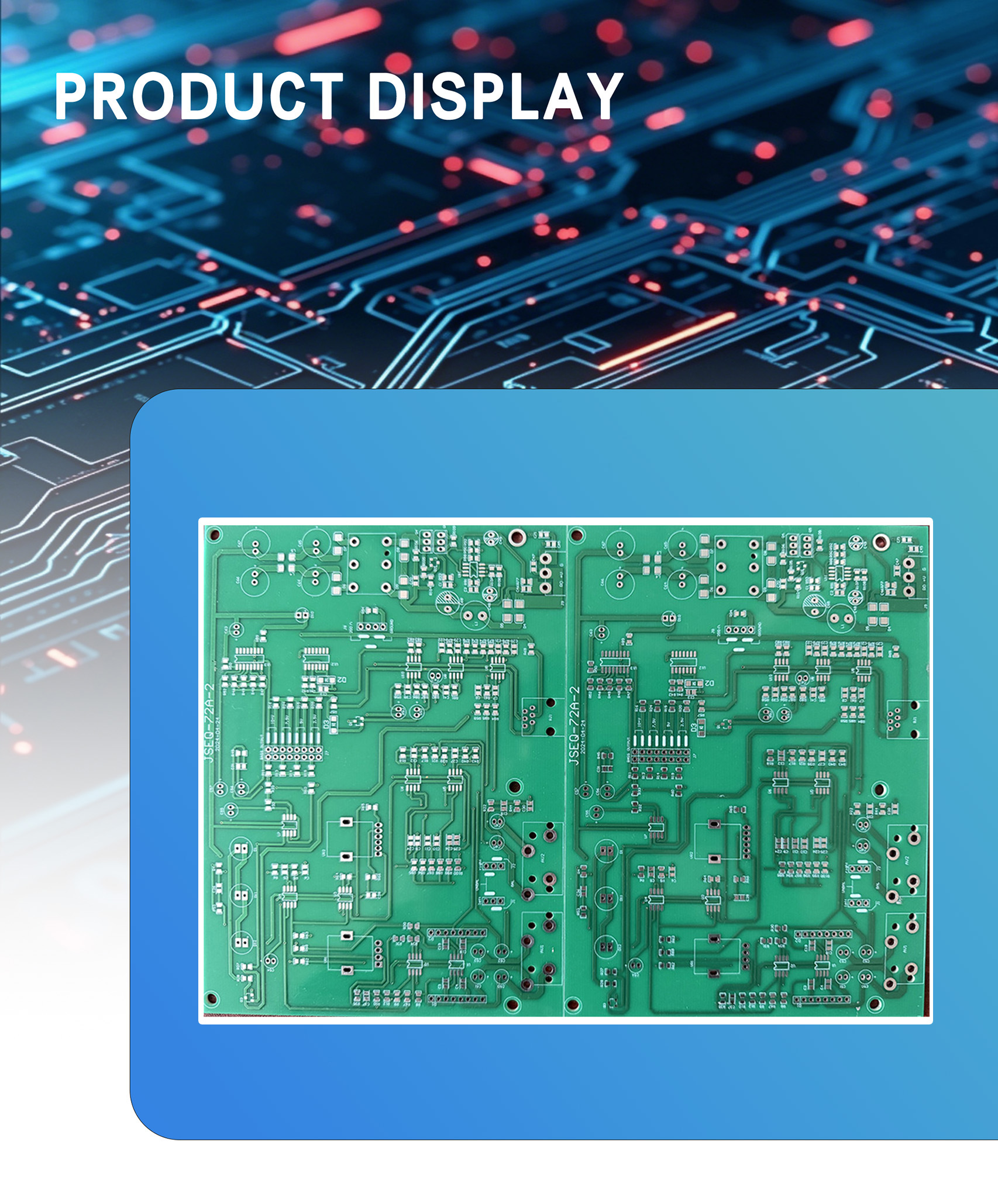 56.FR-4 Double Sided Control Printed Circuit Board 000